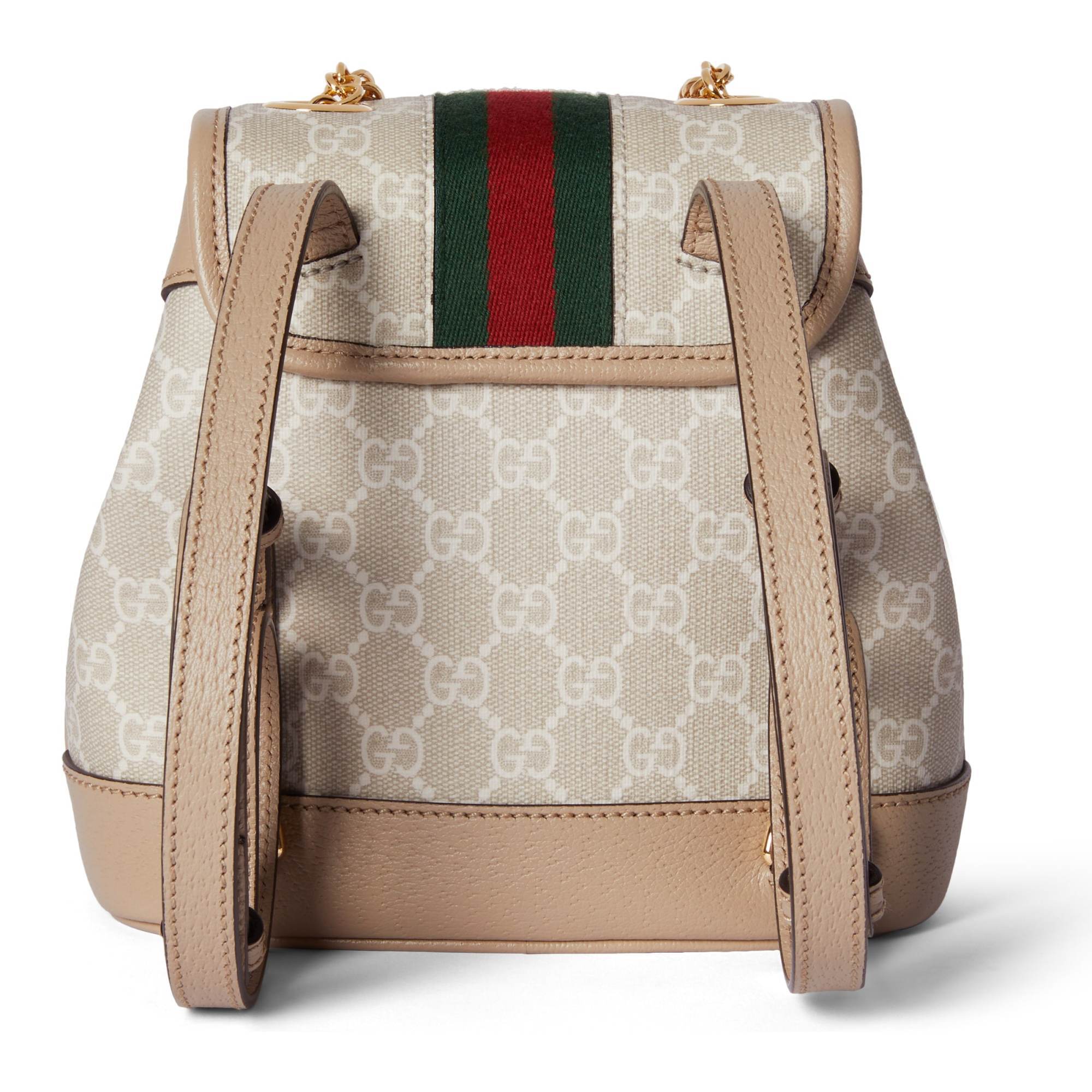 Gucci Mini Ophidia Backpack In Nude