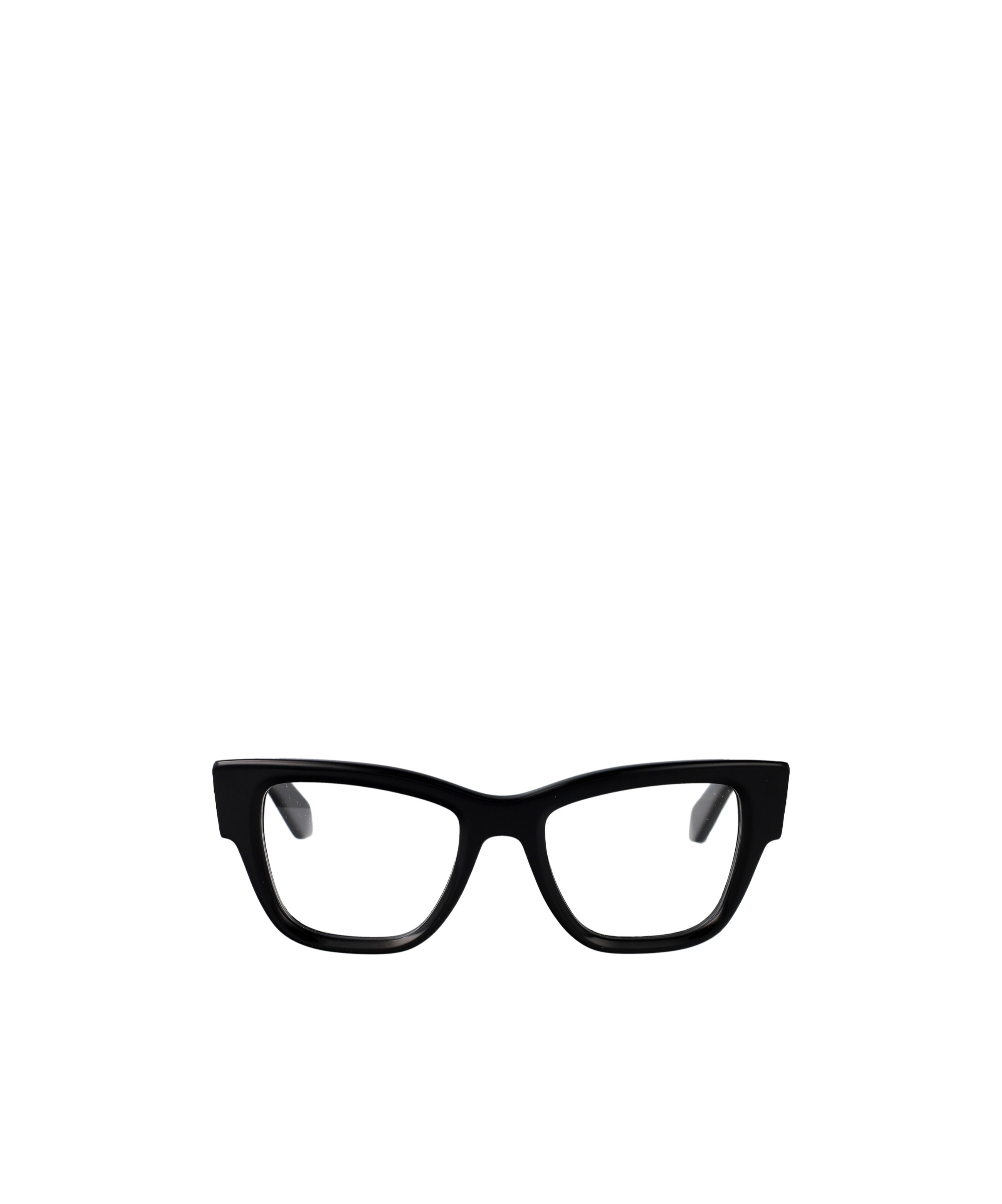 Off-white Full Frame Plain Mirror In Black