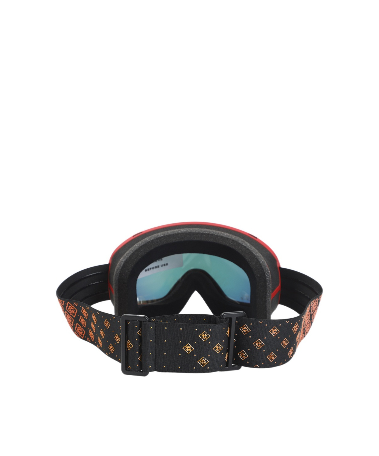 Casablanca Red And Orange Acetate Ski Goggles In Orange