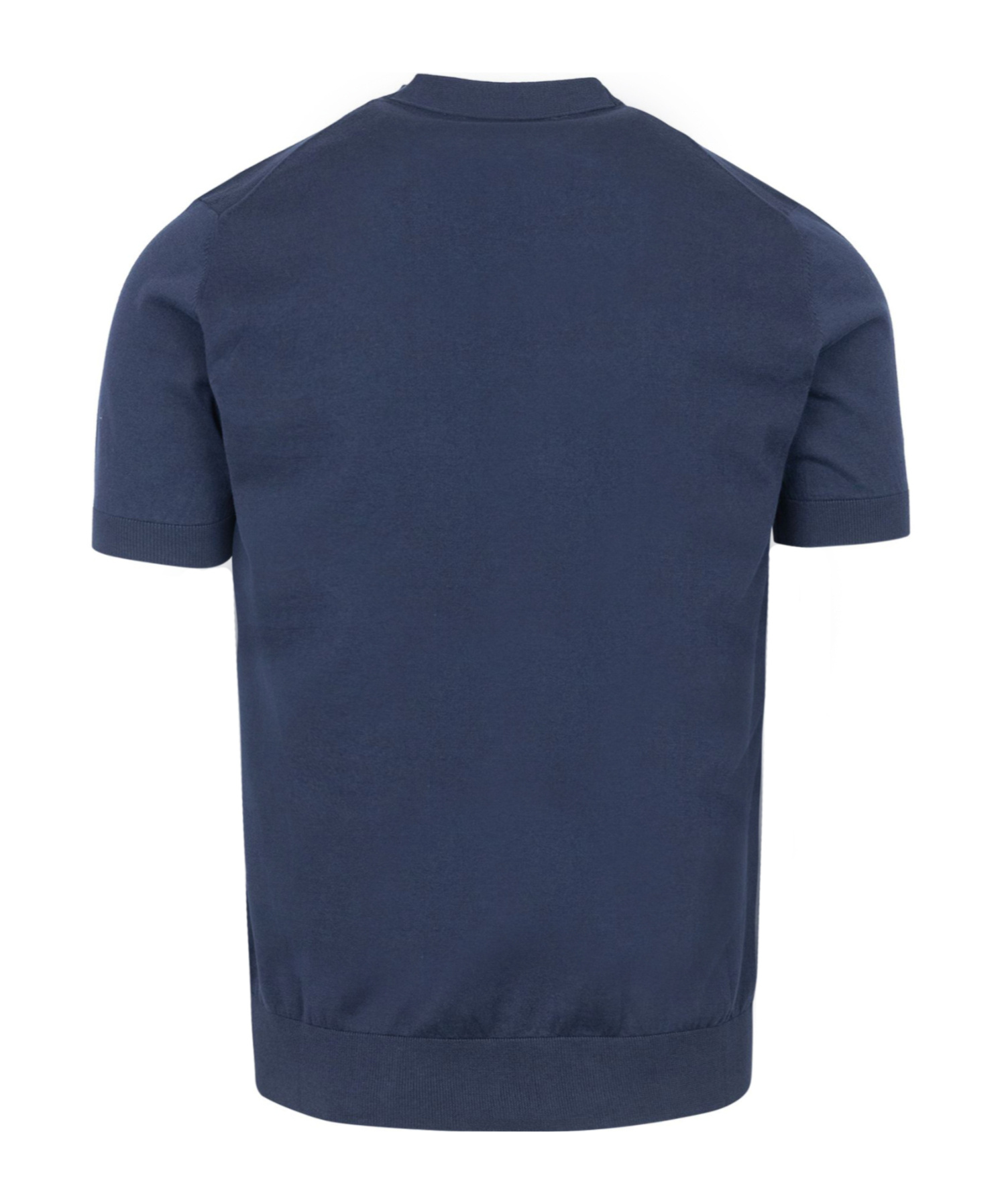 Shop Paolo Pecora Open-necked Black Shirt In Blue