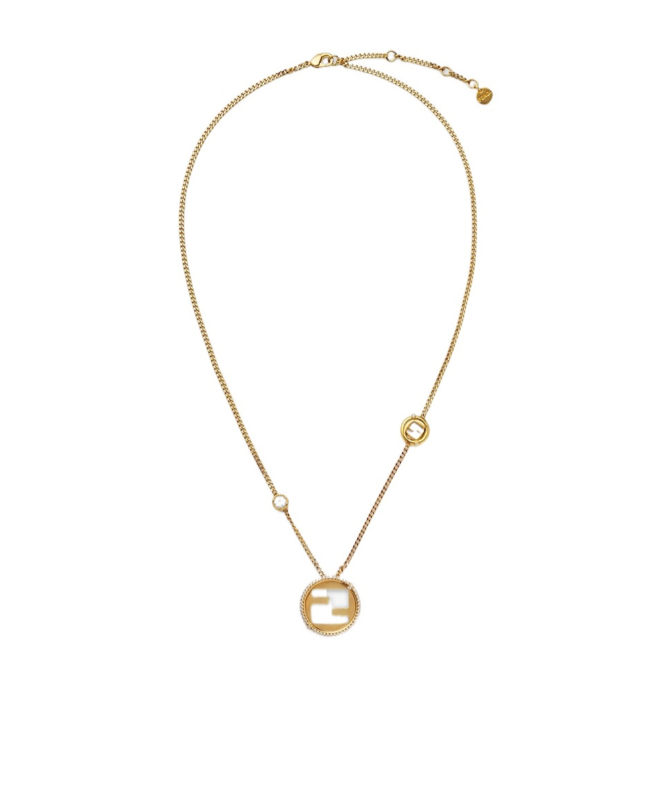 Fendi Gold-colored Necklace In Gold