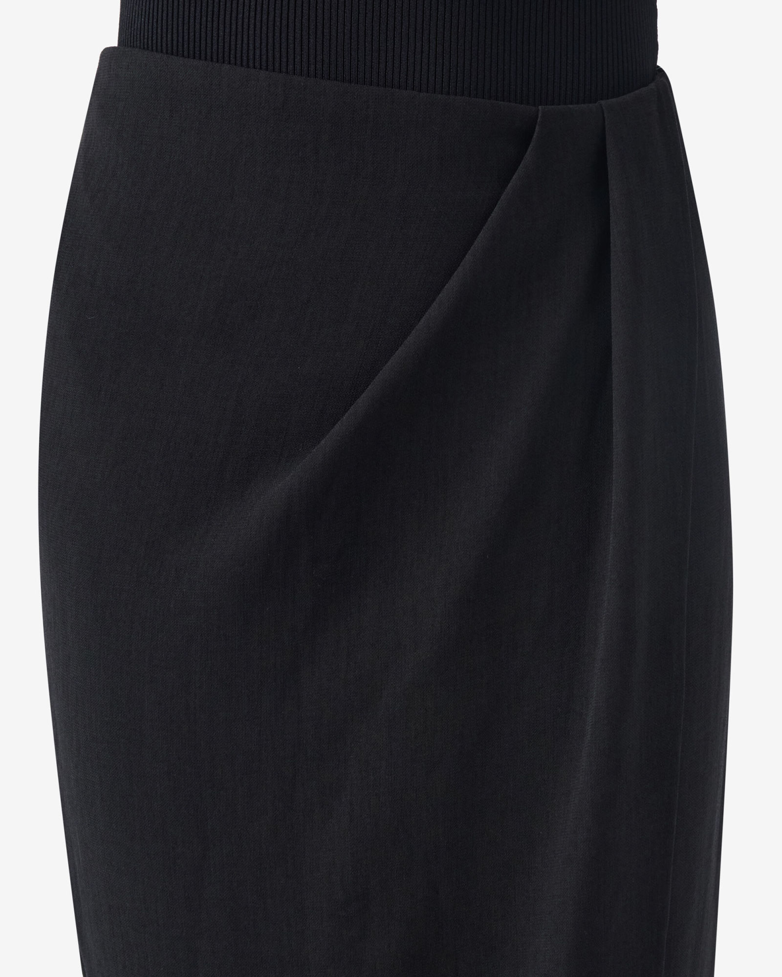Iro Long Wrap Skirt In Black