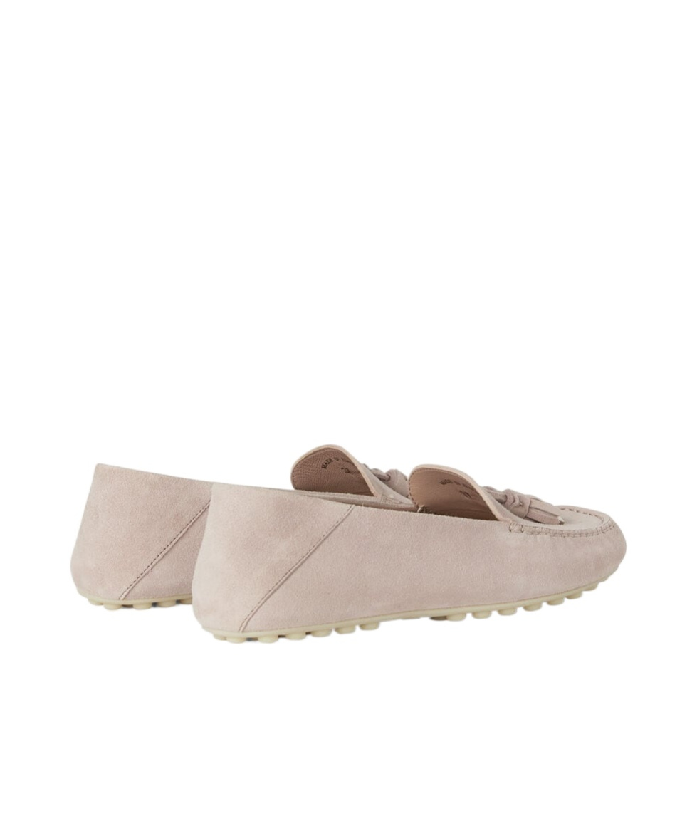 Loro Piana Round Head Business Dress Shoes In Pink