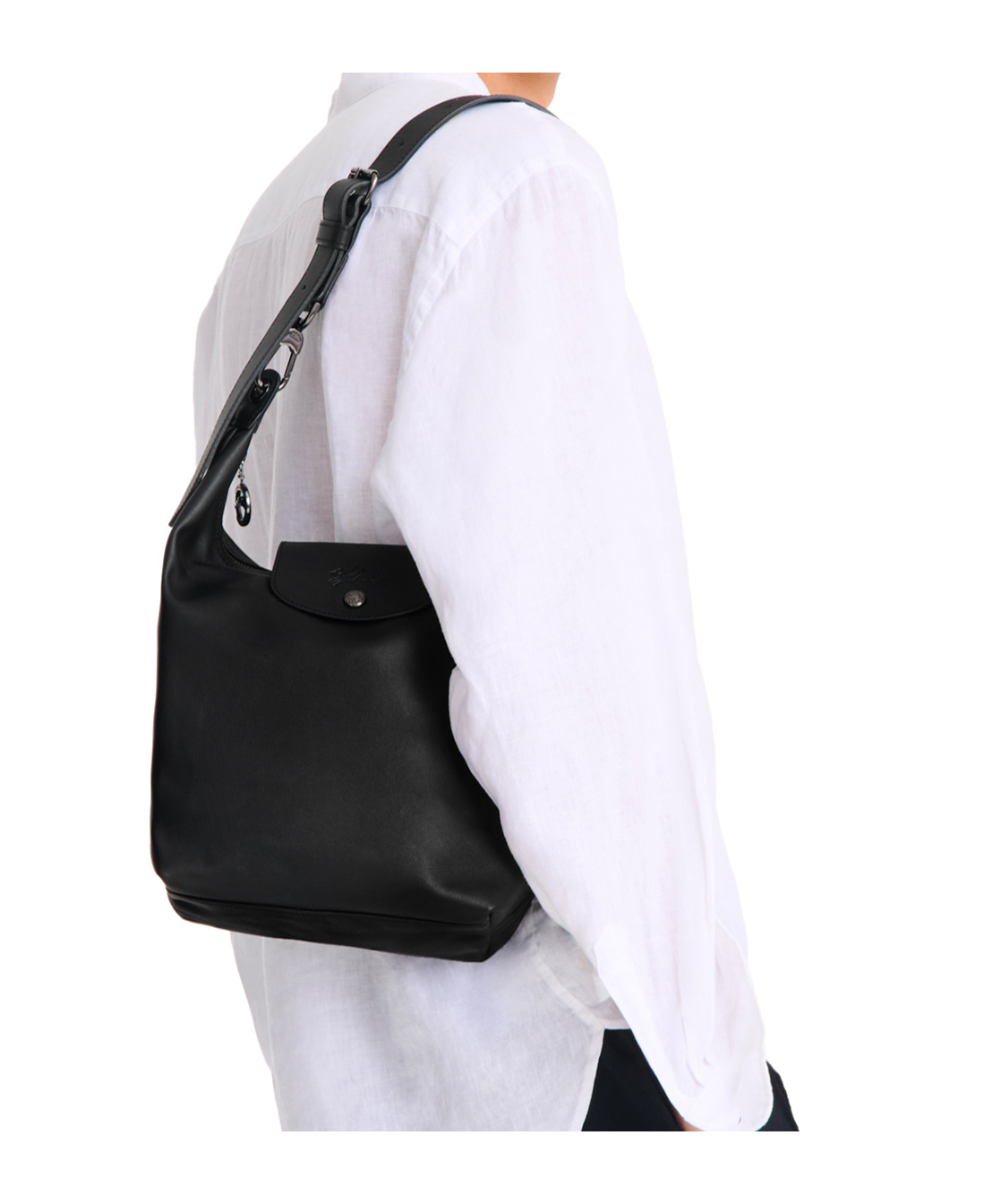 Longchamp Shoulder Bag M Le Pliage Xtra In Black