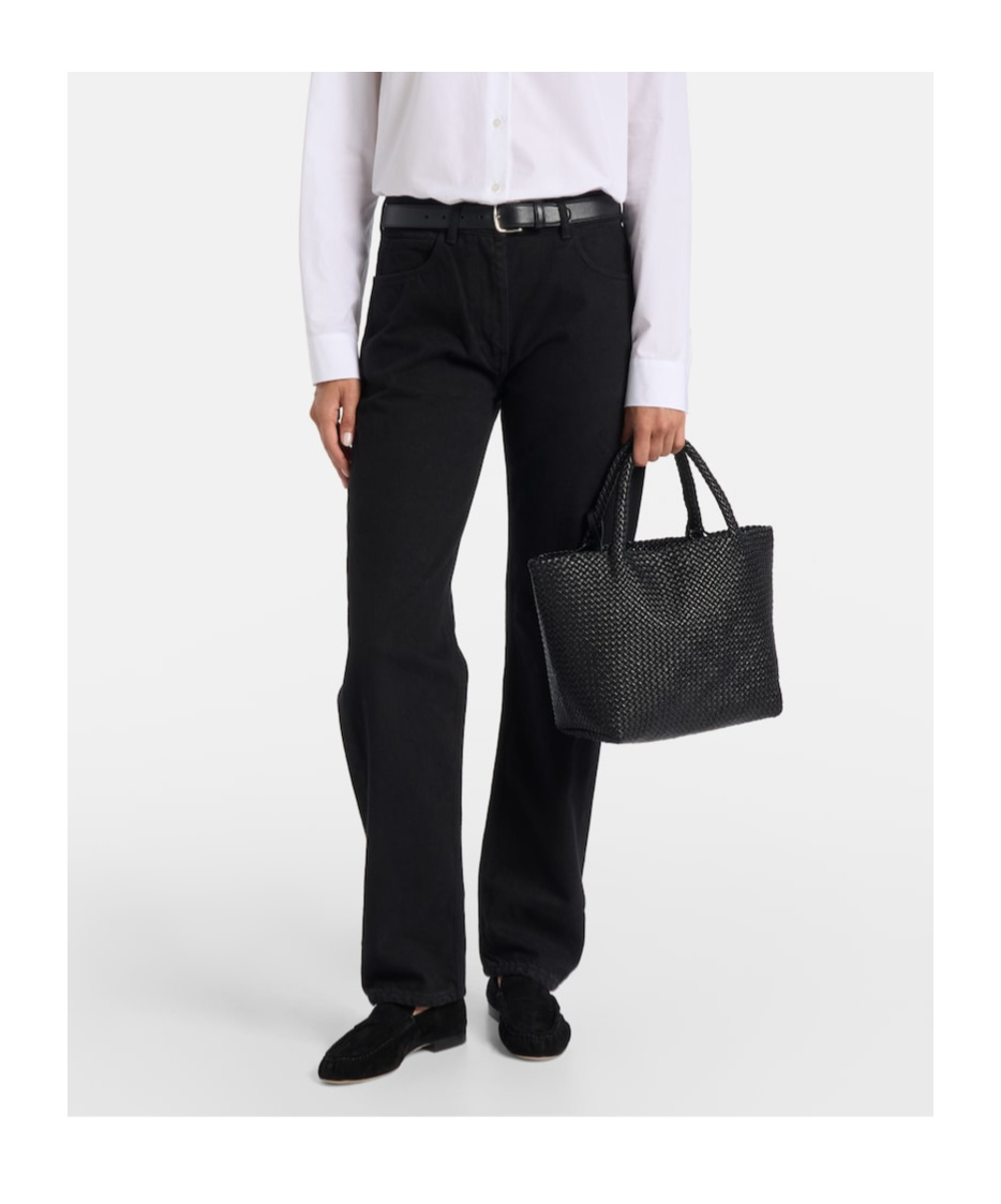 The Row Suede Loafers In Black