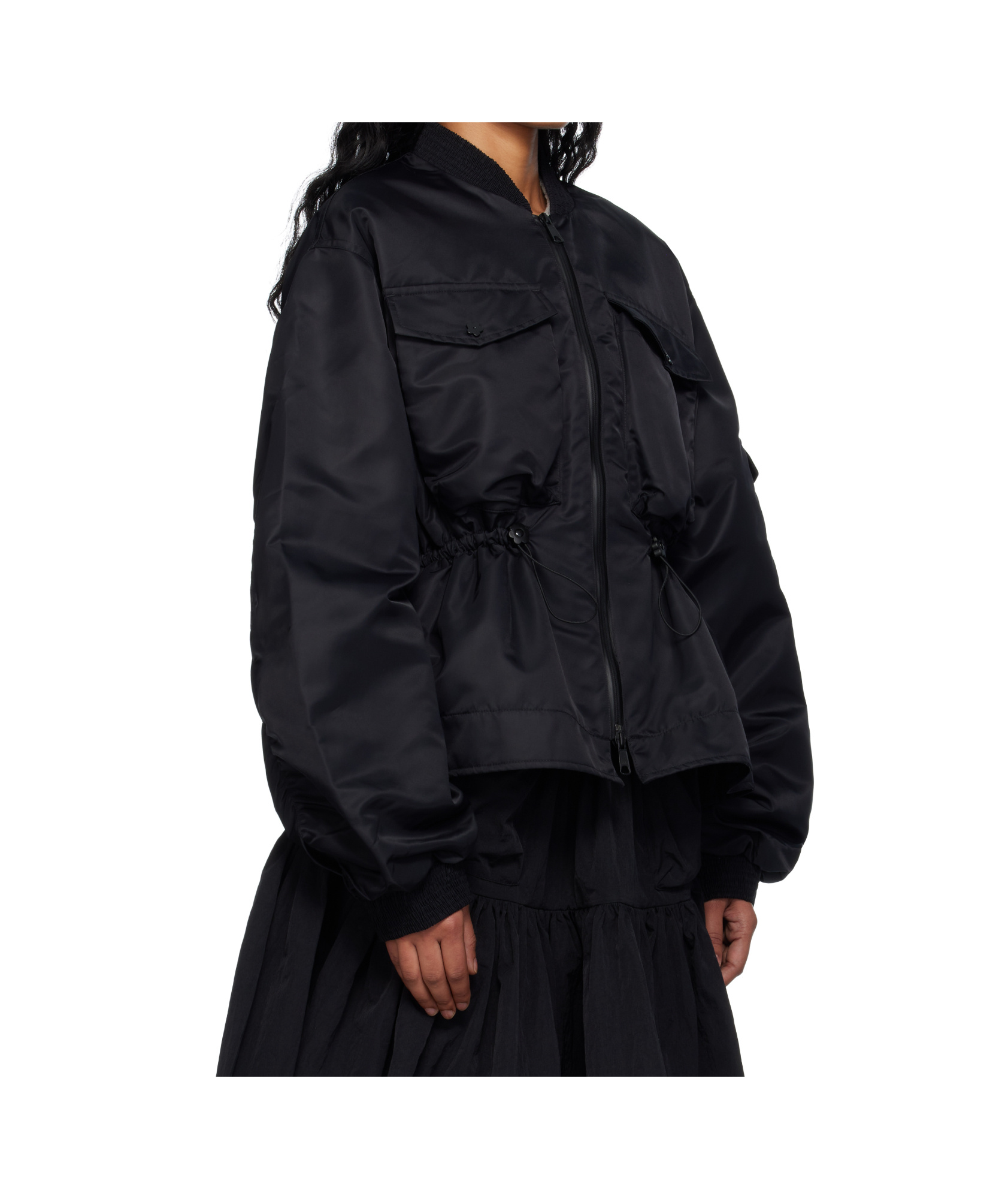 Cecilie Bahnsen Bomber Jacket In Black
