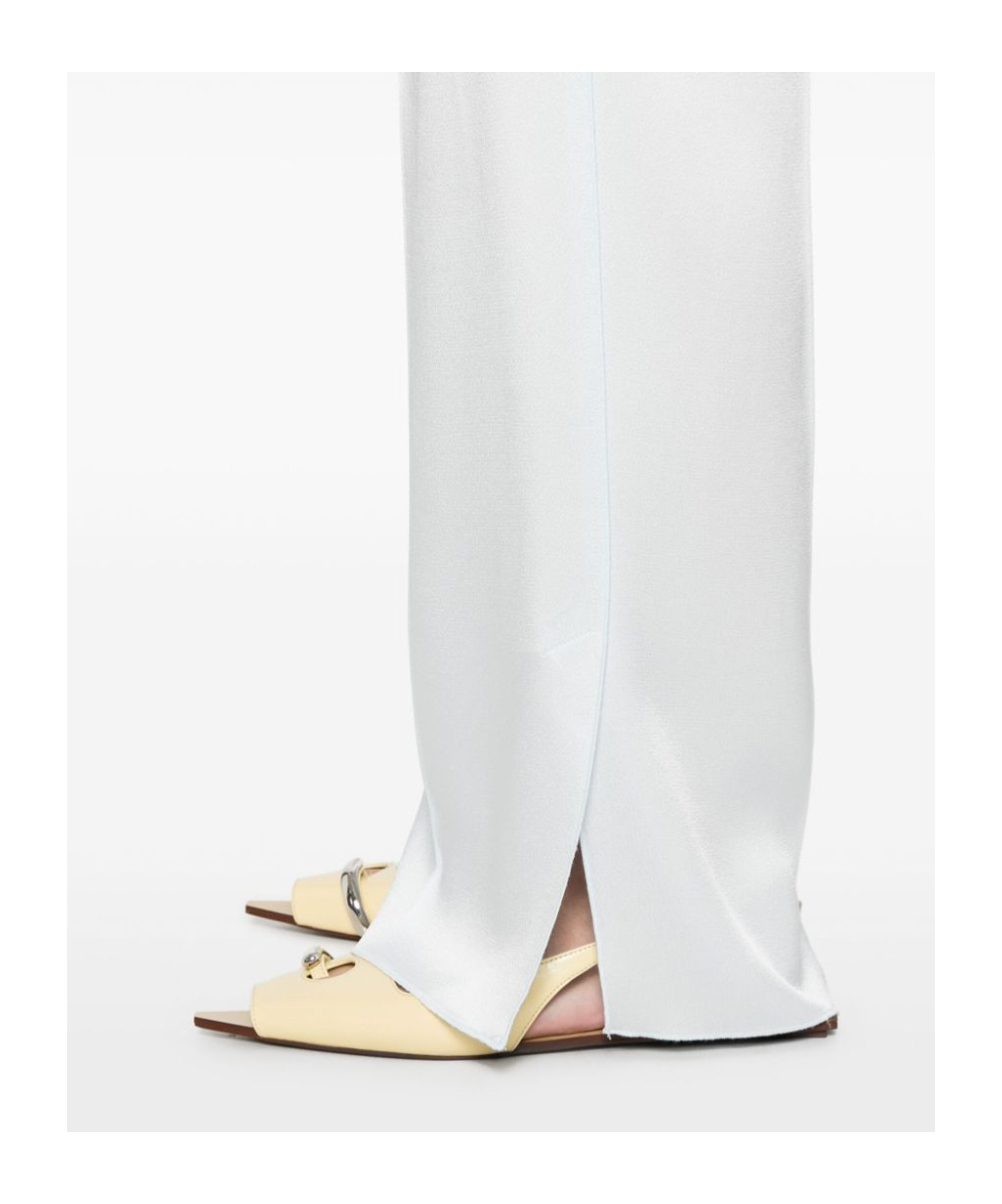 Forte Forte Satin Trousers In White