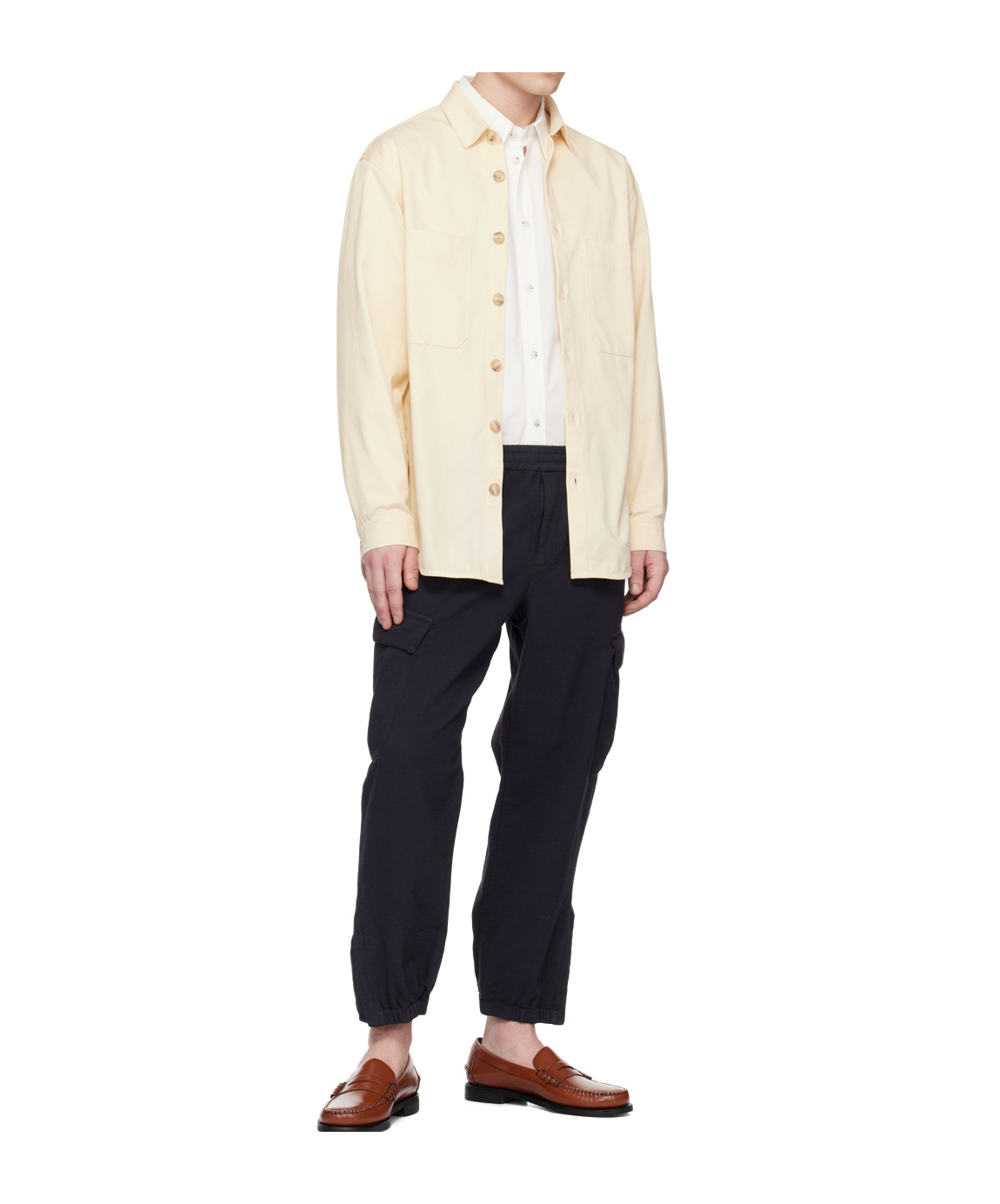 Barena Venezia Navy Rambagio Crespon Trousers In Black