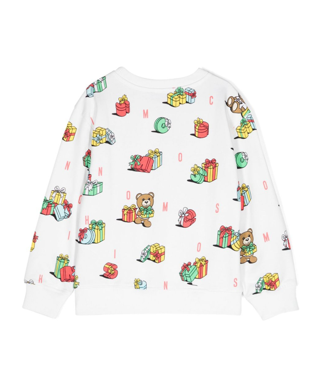 Moschino Teddy Bear-motif Sweatshirt In White