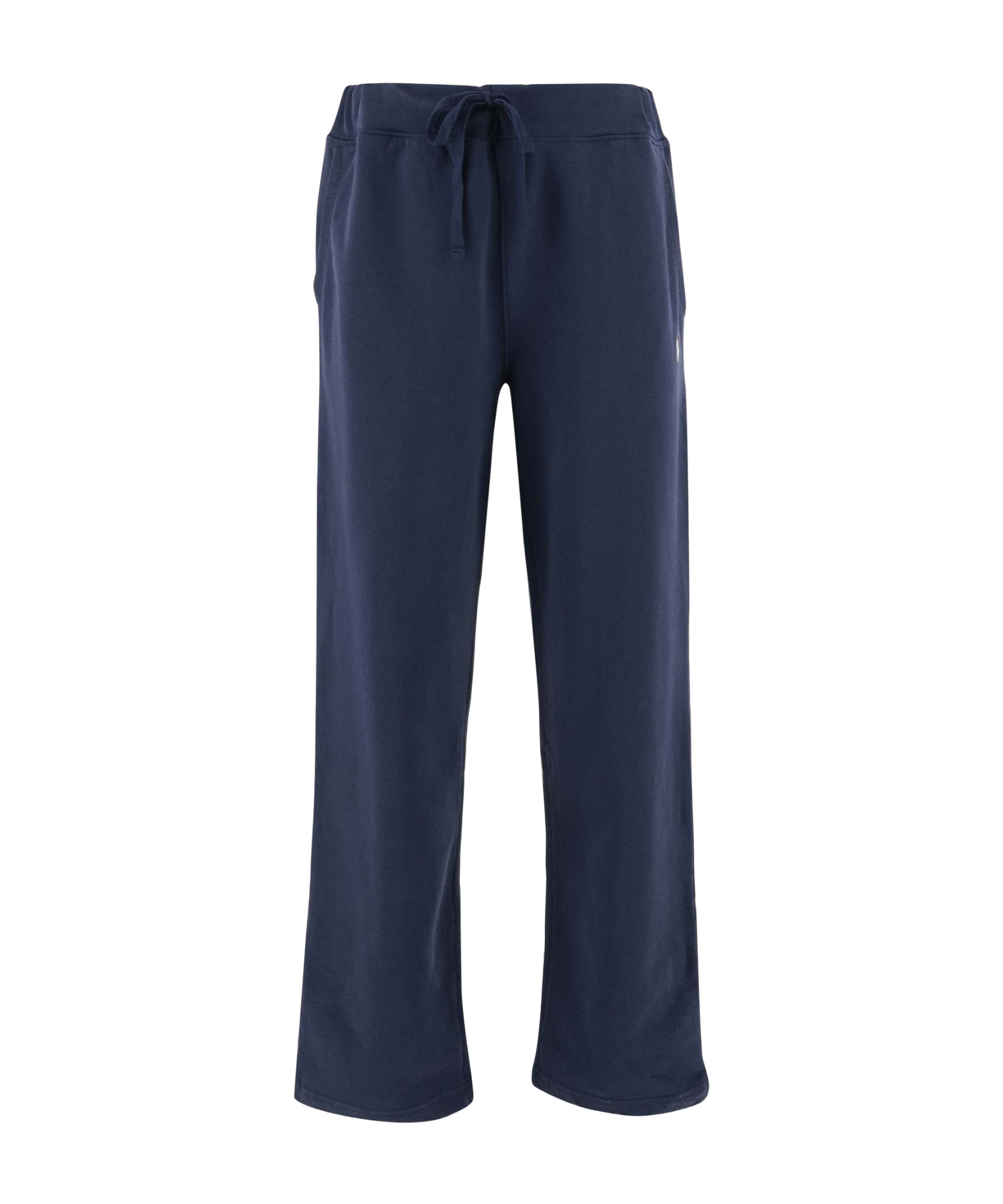 Polo Ralph Lauren Pleated Trousers With Drawstring Waist In Blue