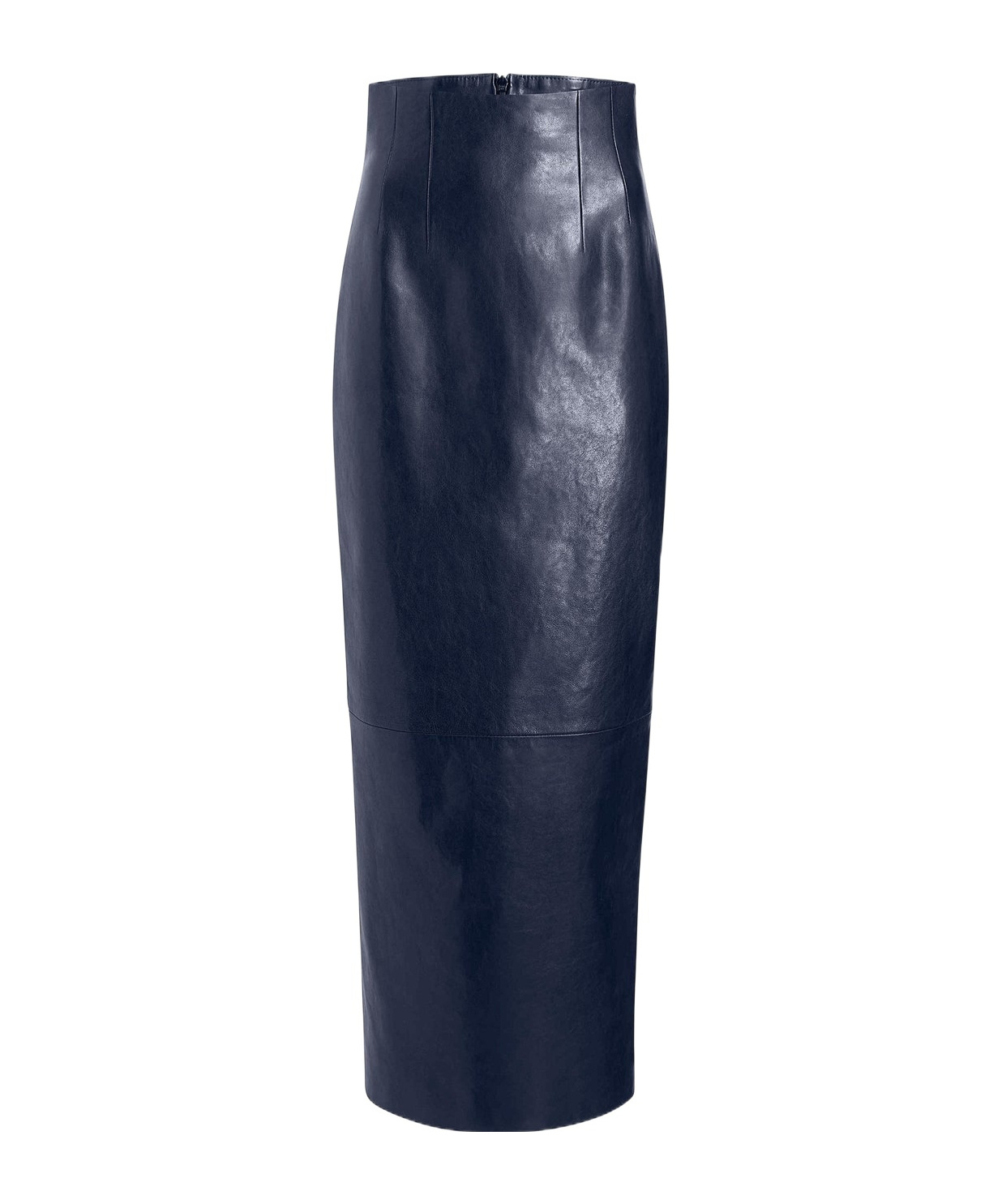Khaite Loxley Leather Pencil Maxi Skirt