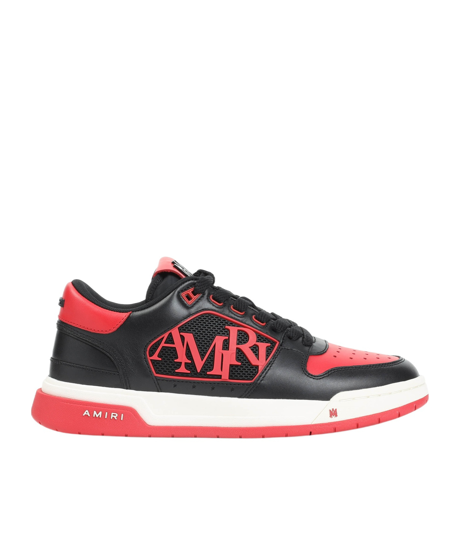 Amiri Low Top Sneakers With Round Toe And Perforated Patch