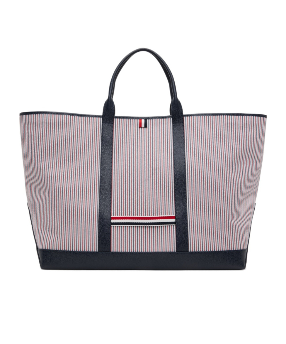 Thom Browne Logo Oversized Tool Tote Bag In Multicolor