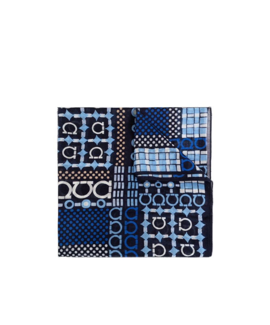 Ferragamo Scarf With Print In Black