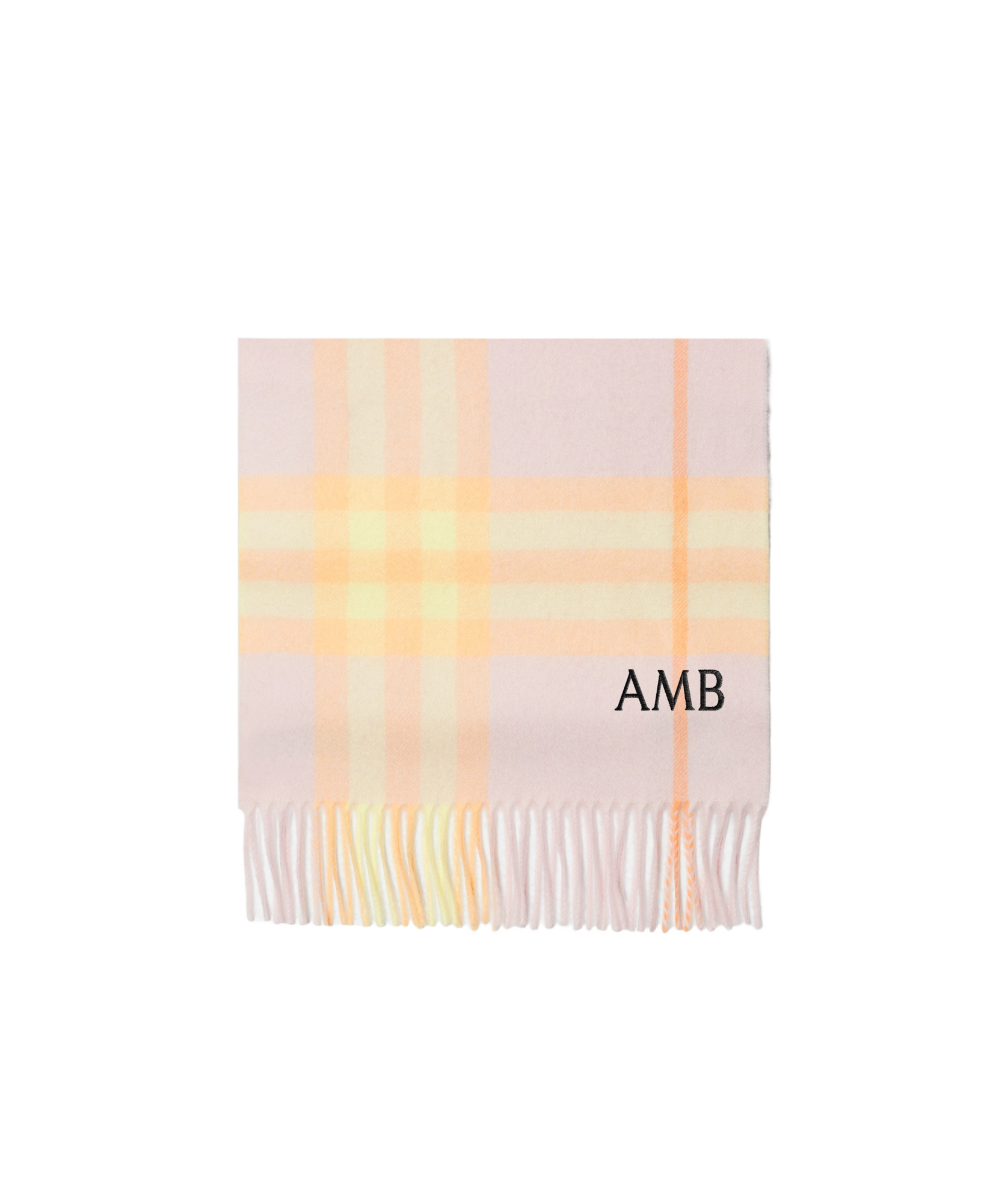 BURBERRY BURBERRY CHECKED FRINGED-EDGE SCARF