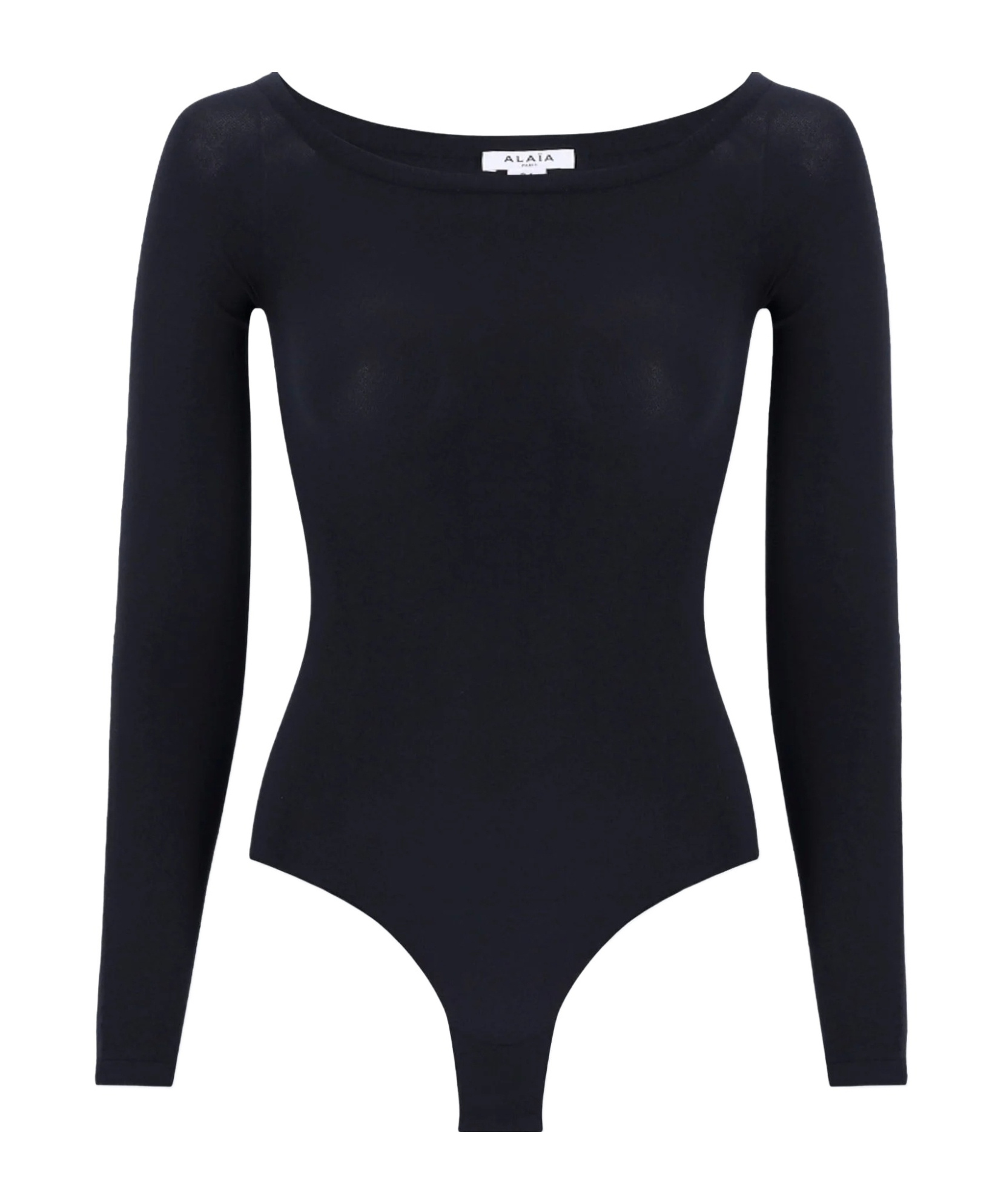 Alaïa Long-sleeved Jumpsuit In Black
