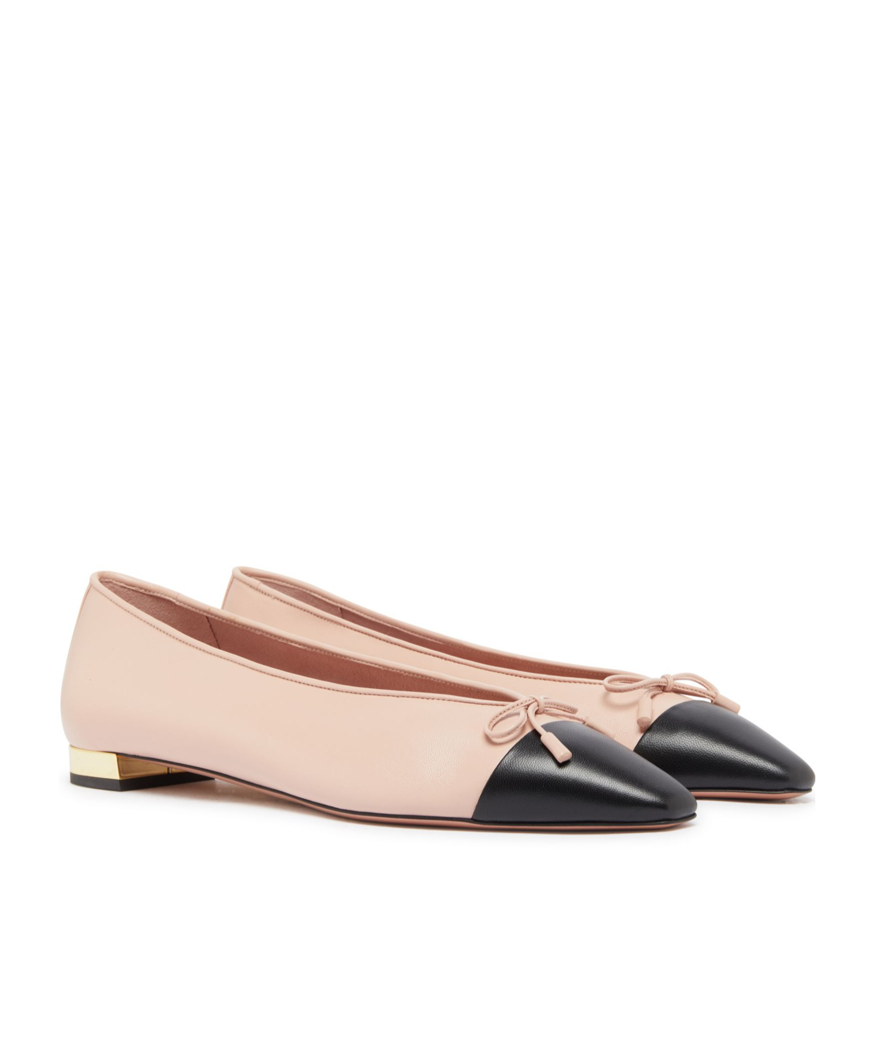 Aquazzura Pointed Ballet Shoes In Nude