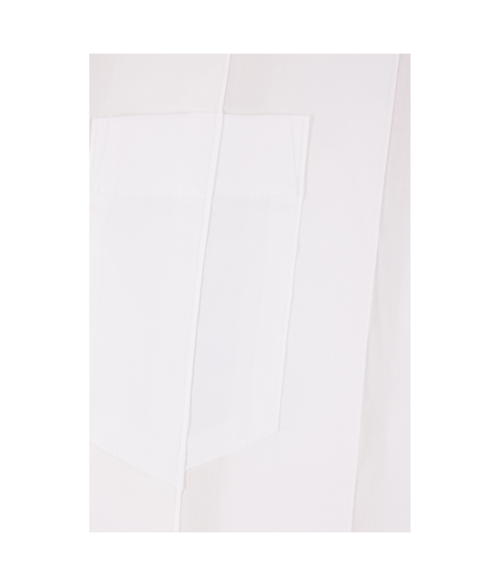 SACAI ASYMMETRIC COTTON SHIRT