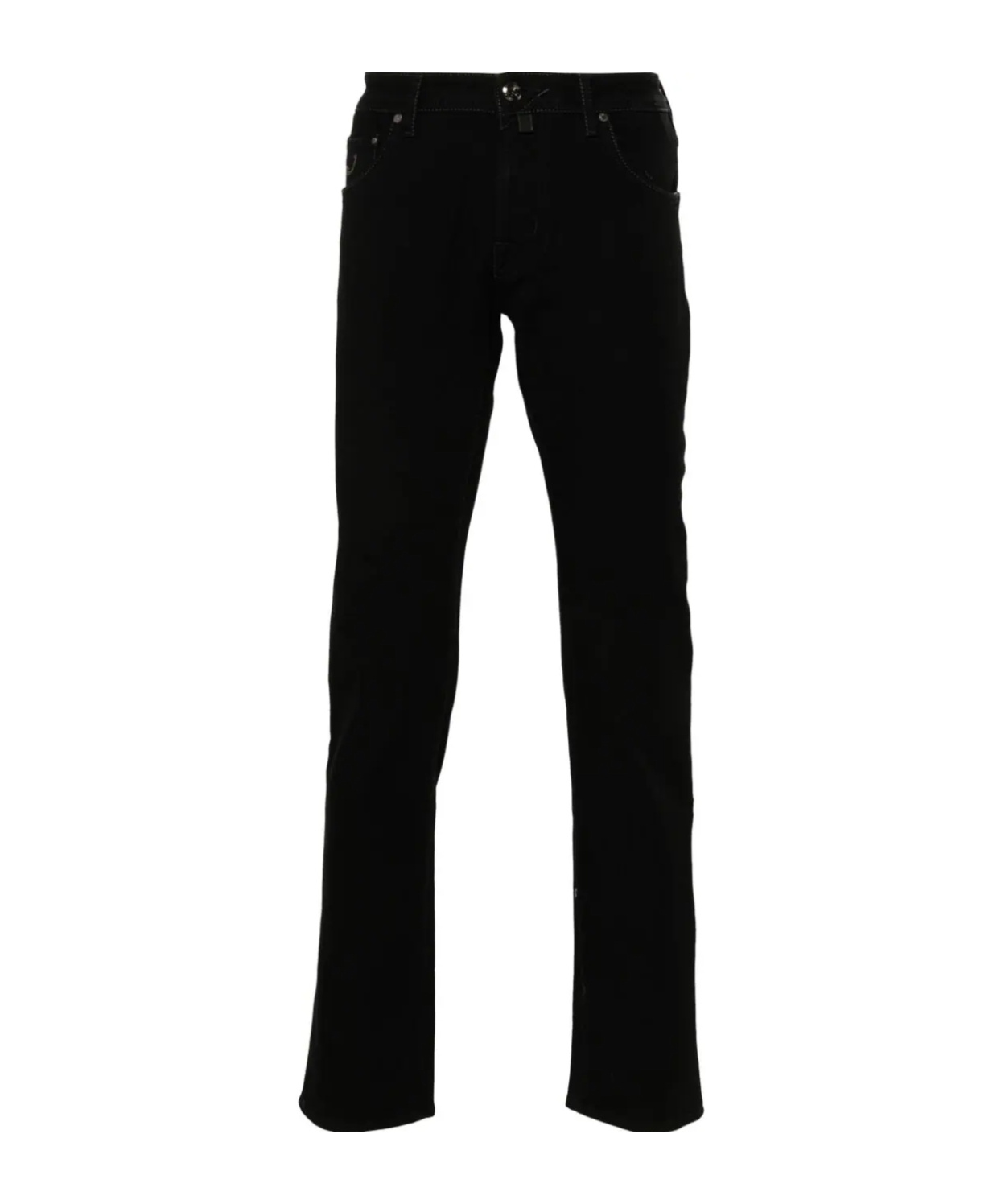 Jacob Cohen Belt-loop Casual Pants In Black