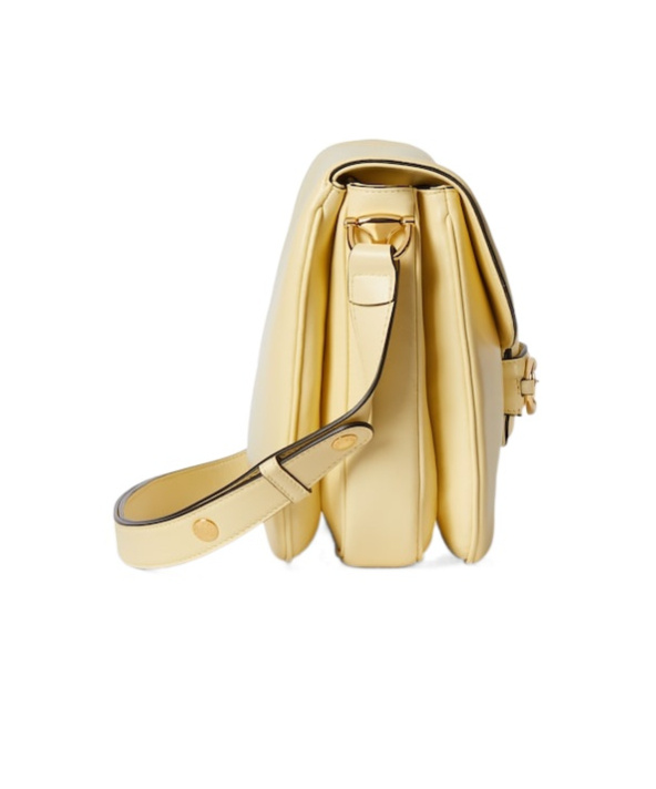 Gucci Horsebit 1955 Aura Medium Shoulder Bag In Yellow