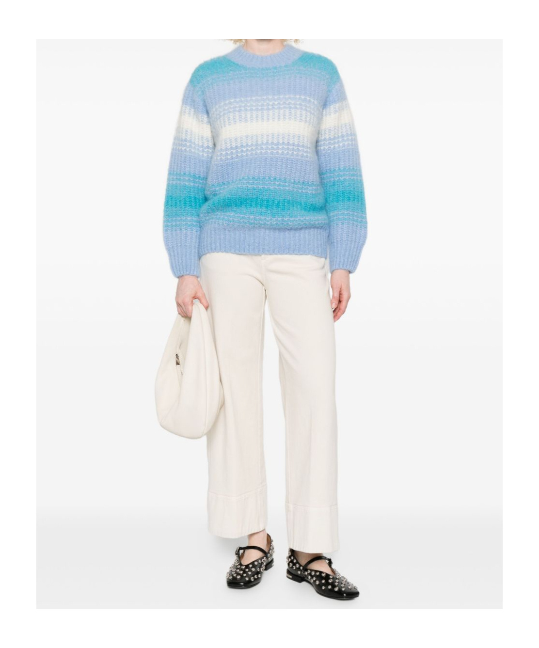 Dondup Button-fly Straight-leg Jeans In White