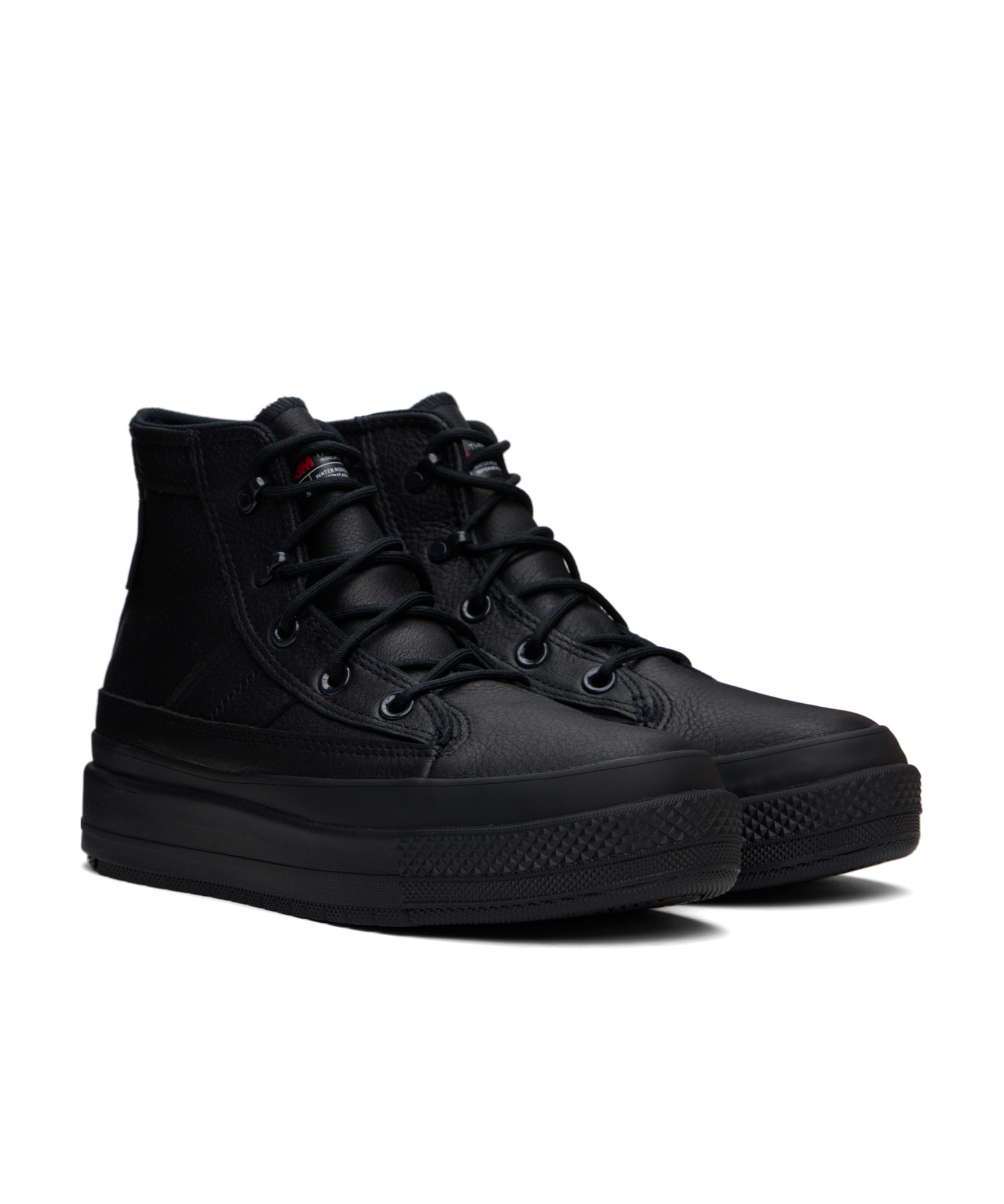 Converse Laced Sneakers In Black