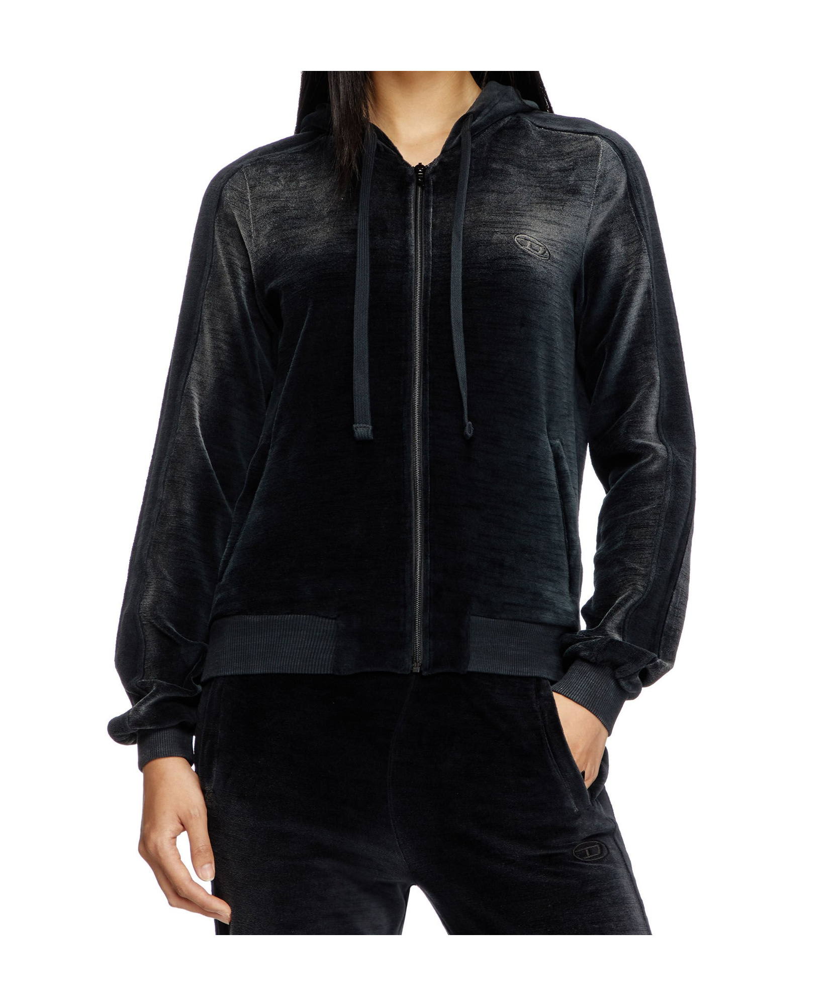 Shop Diesel F-ely-q1 Hoodie In Black