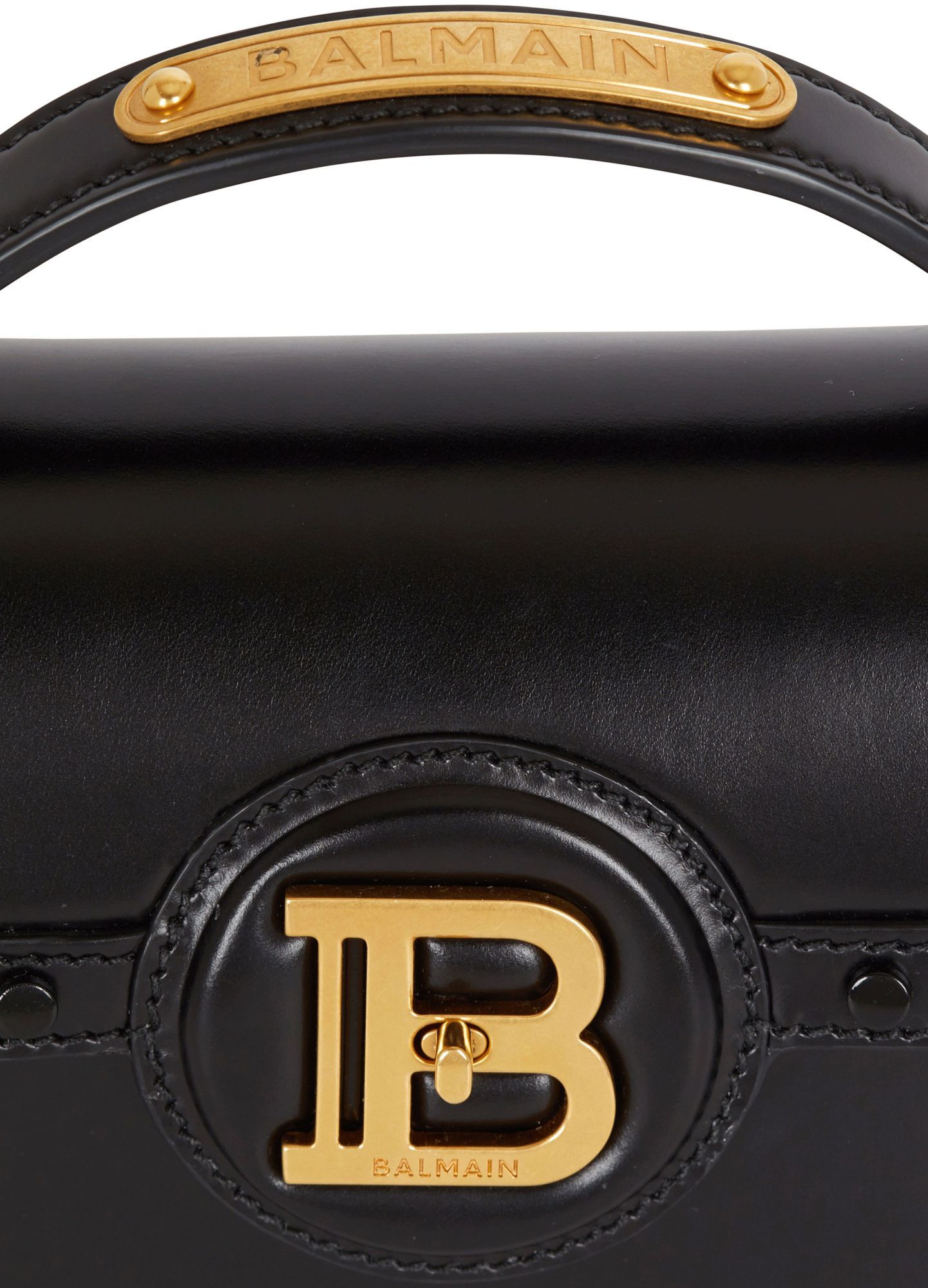 BALMAIN B-BUZZ DYNASTY LOGO SHOULDER BAG