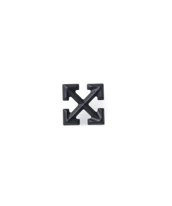 Off-white Arrow Single Earring In Black