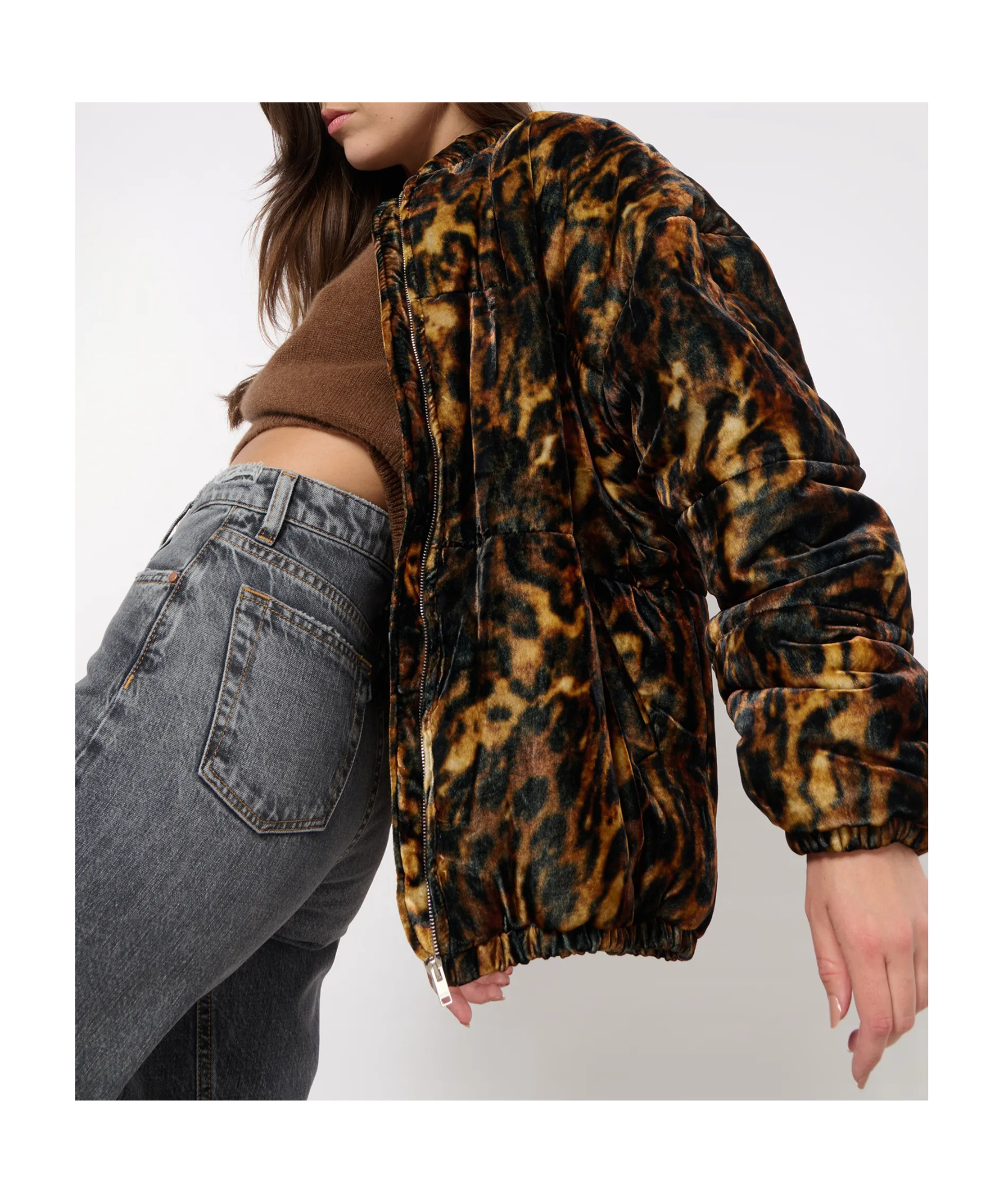Isabel Marant Leopard Coat In Black