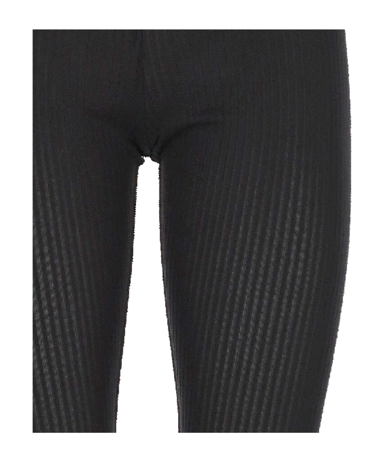 Issey Miyake Ribbed Leggings In Black