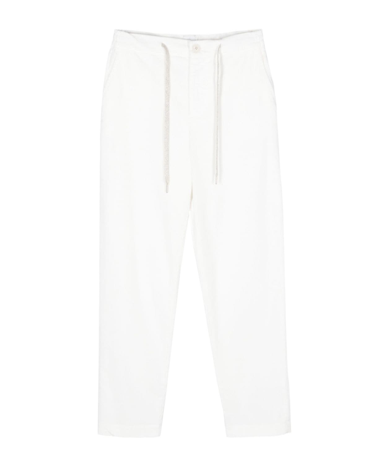 Eleventy Tapered Trousers In White