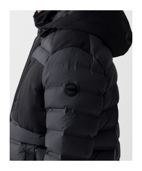 Colmar Originals Down Jacket With Detachable Hood In Black