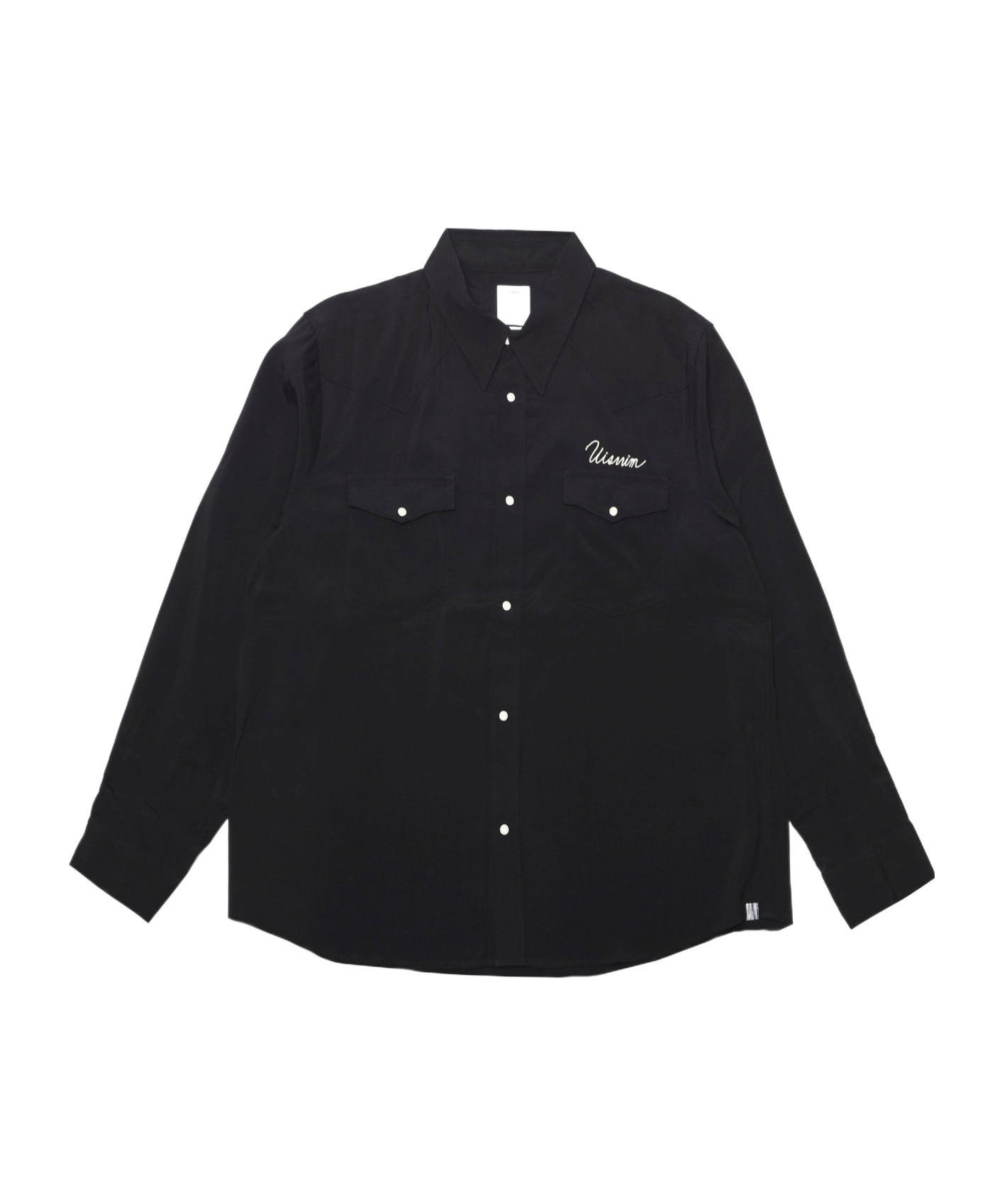 Visvim Long-sleeved Shirt In Black