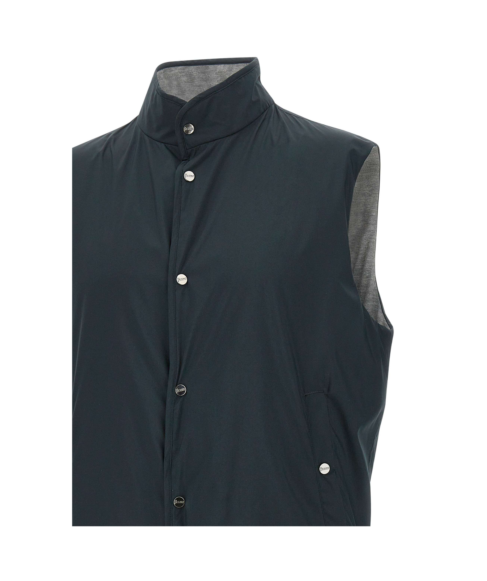 Herno Men's Spring Reversible Gilet In Black