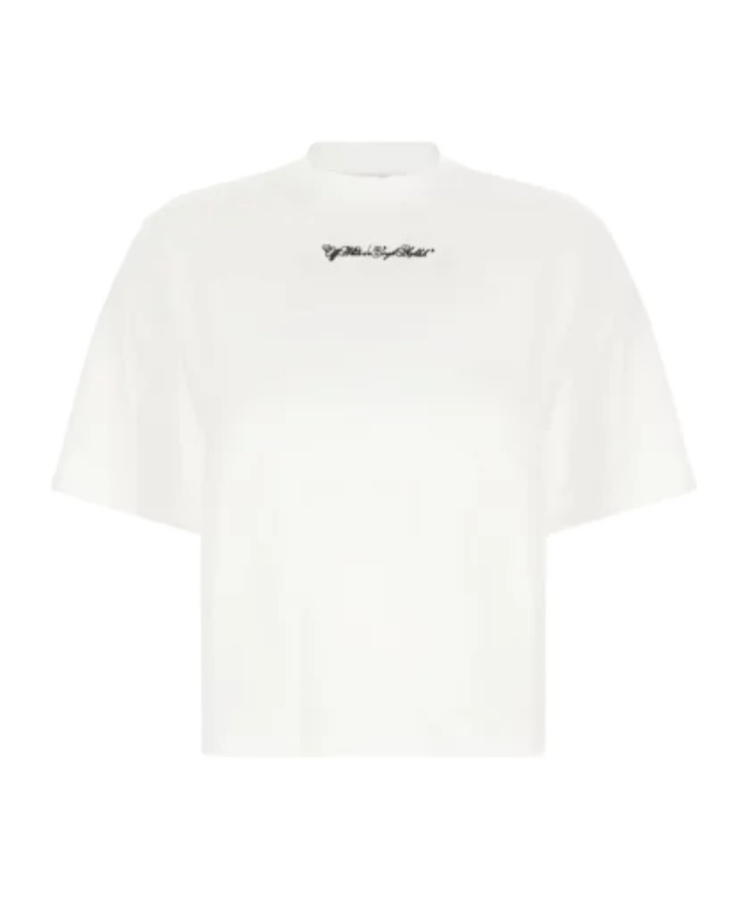 Off-white Crew Neck T-shirt In White