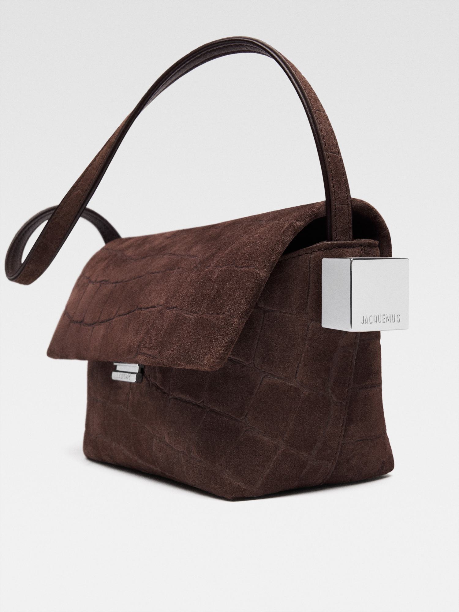 Jacquemus Flip Shoulder Bag In Brown