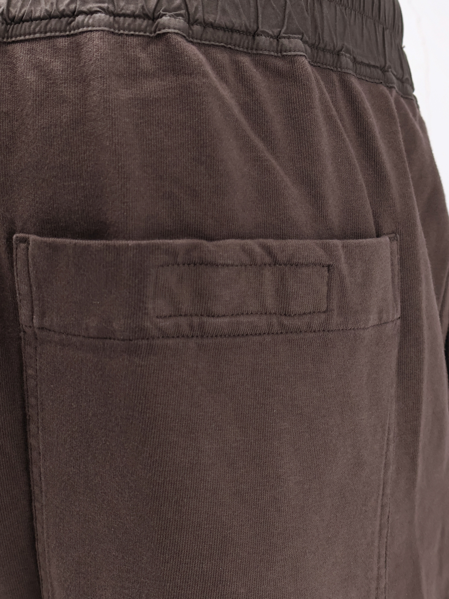 Rick Owens Drkshdw Elastic Waist Casual Pants In Brown