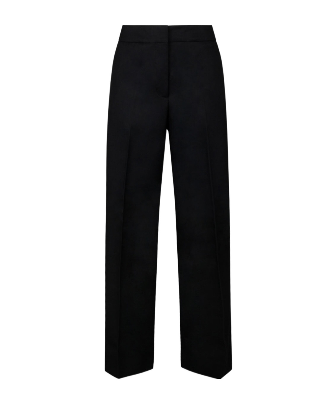 Shop Calvin Klein Wide Leg Tailored Trousers In Black