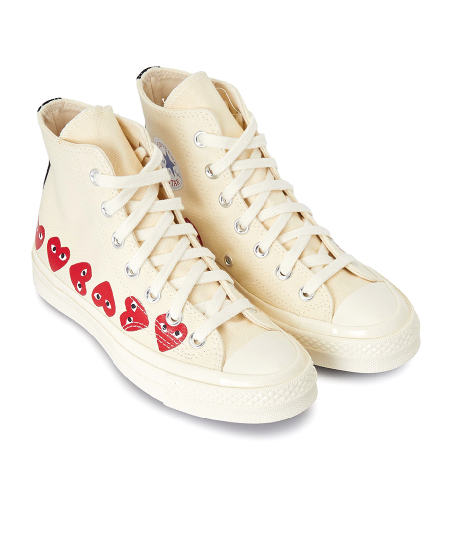 Comme Des Garçons Lace-up High-top Sneakers