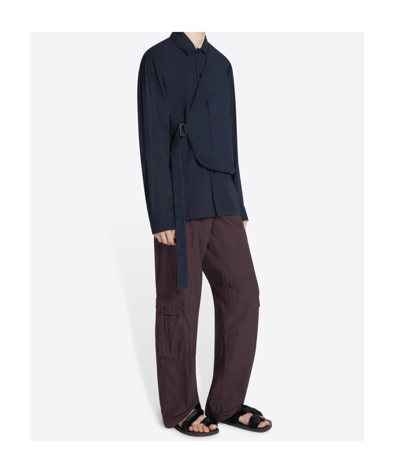 Dries Van Noten Belt Loops Slacks