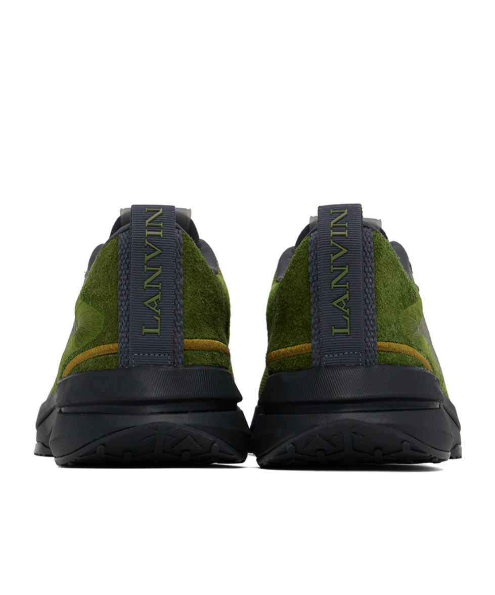 Lanvin Round Head Low-cut Casual Shoes In Black