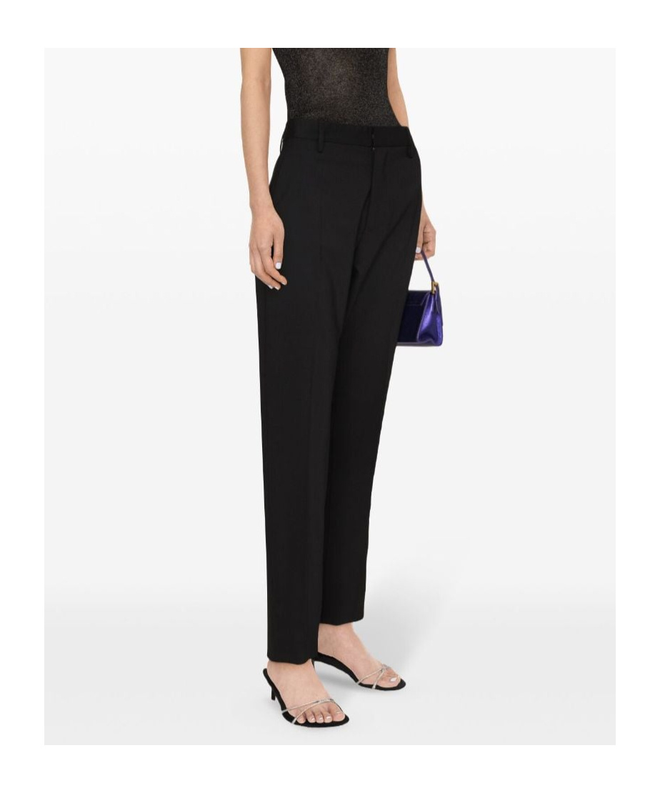 Dsquared2 Tapered Tailored Trousers In Black
