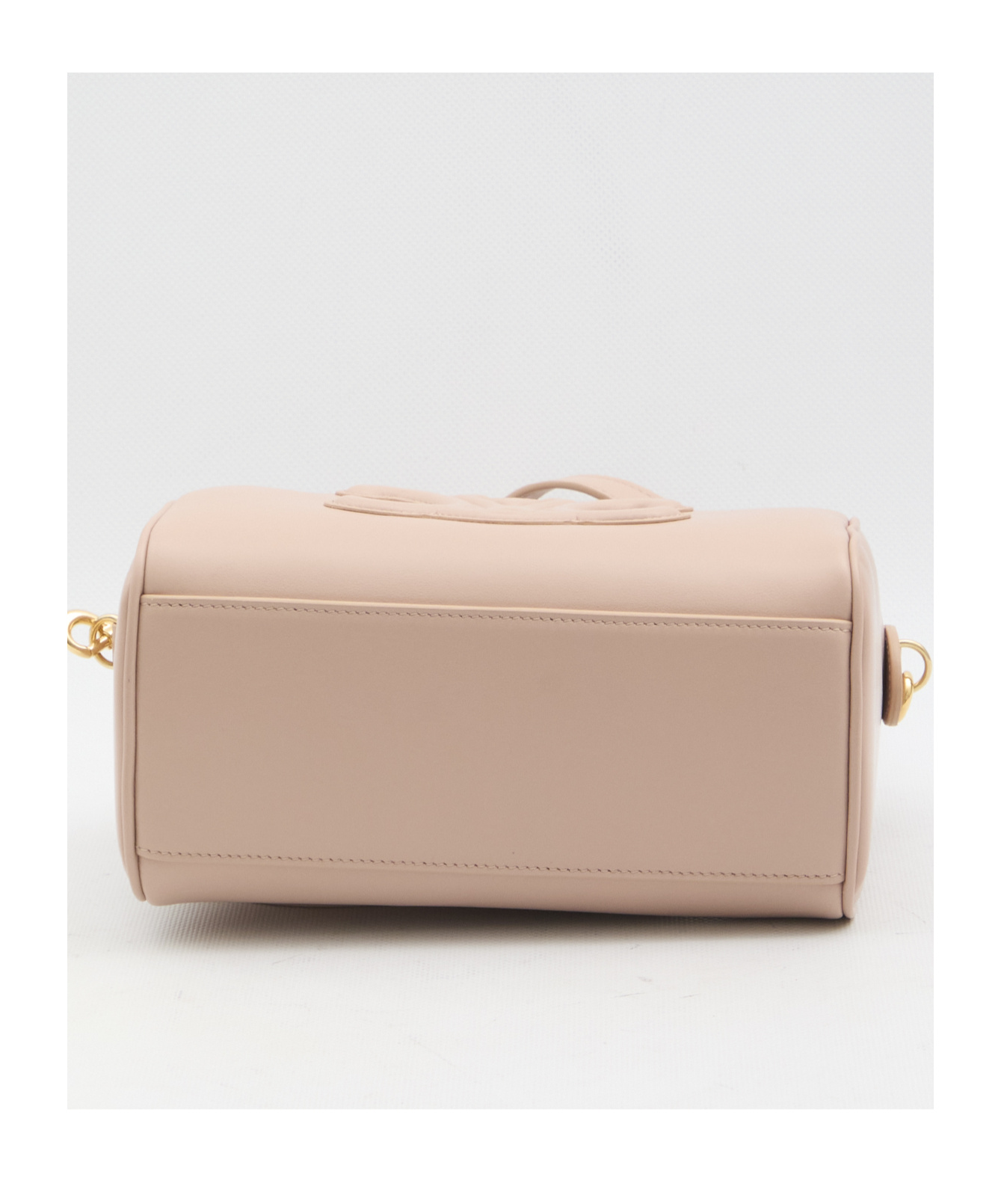 Celine Logo Shoulder Bag In Nude