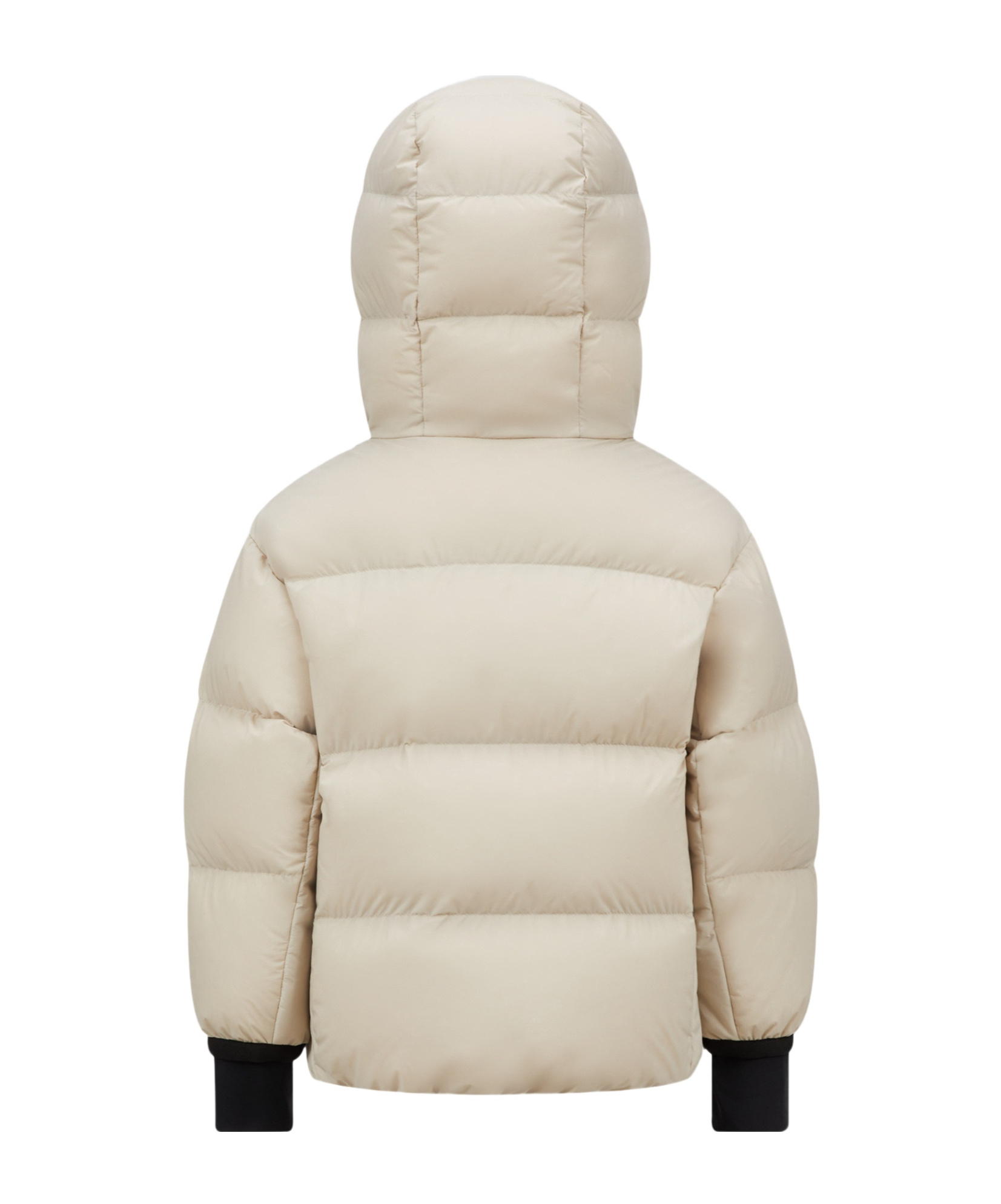 Moncler Mandres Long-sleeved Down Jacket In Nude