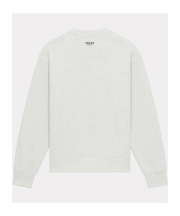 Kenzo 'lucky Tiger Crest' Embroidered Classic Sweatshirt In White