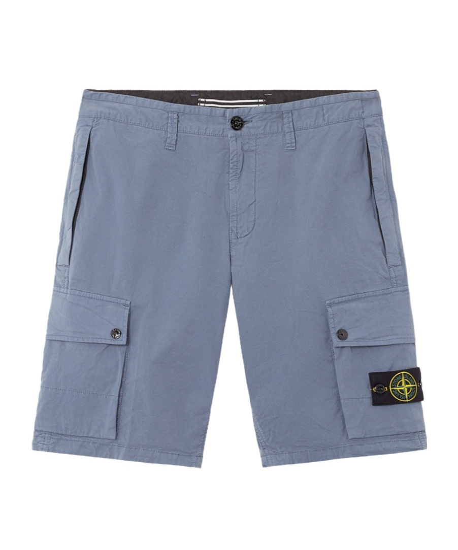 STONE ISLAND BELT-LOOP SHORTS
