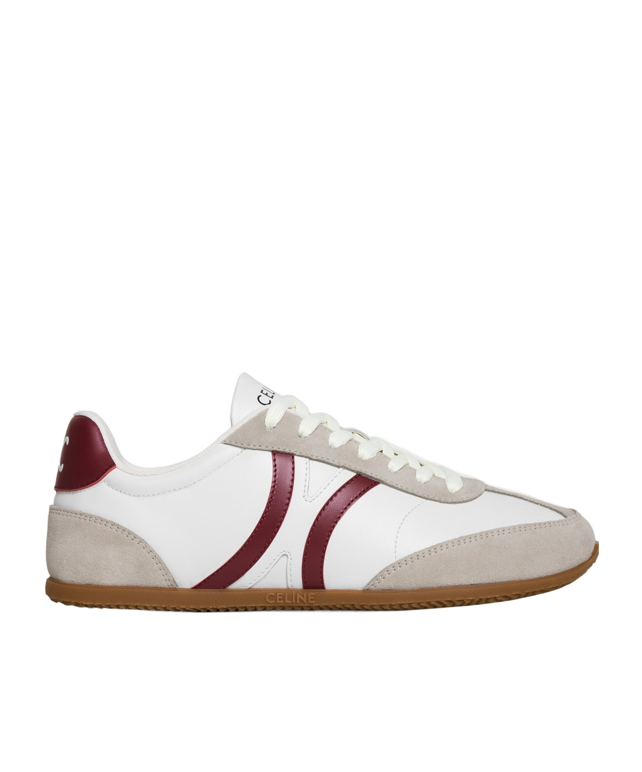 Celine Laced Sneakers In White