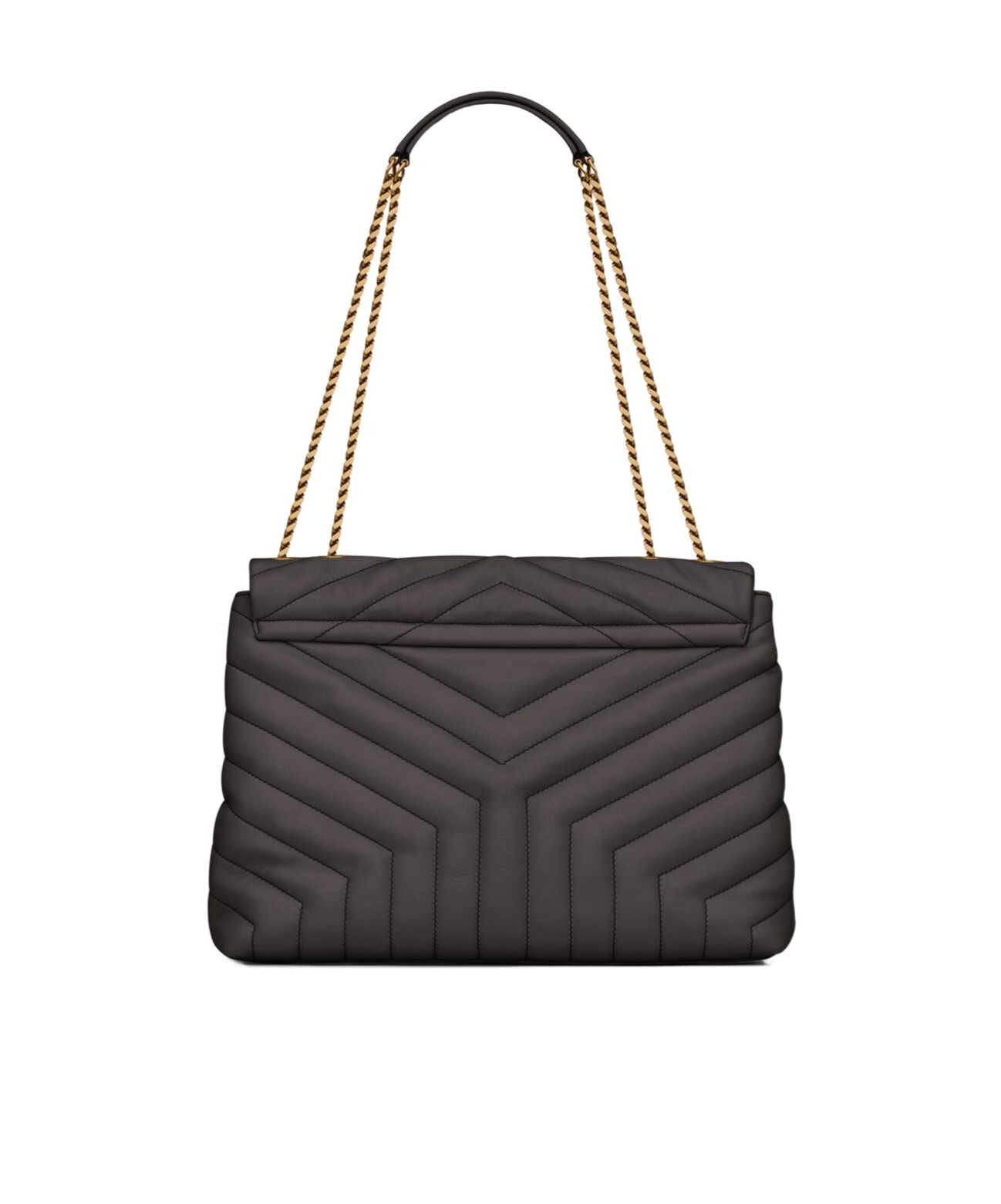 Saint Laurent Medium Loulou 'y' Quilted Shoulder Bag In Black
