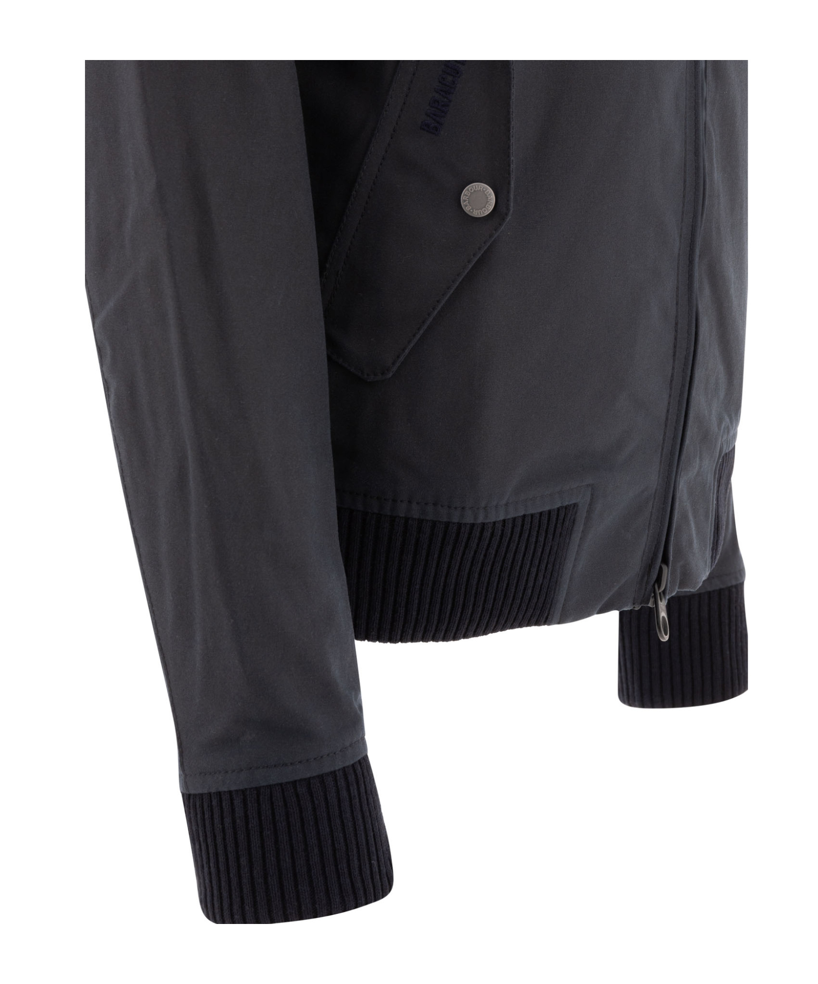 Baracuta Zippered Casual Jacket In Black